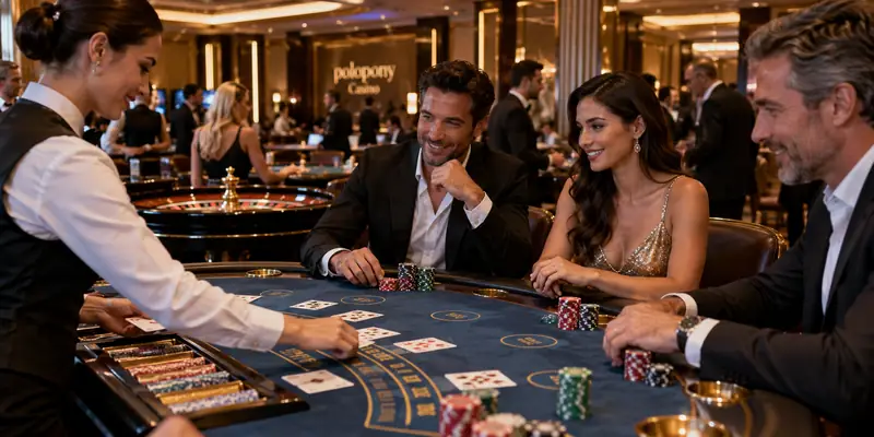 Modern slot machines display colorful reels inside vibrant digital casino environments.
